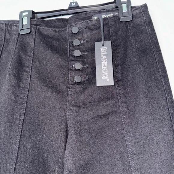 BLANKNYC Skinny Jeans Women’s Size 27 Black Stretch Denim Button Fly NWT - Picture 5 of 7